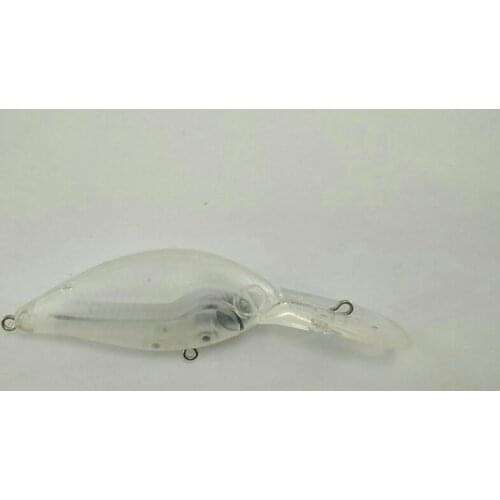 BassLegend -Fishing Floating Unpainted Blank Crankbait Lure 65mm/13.5g