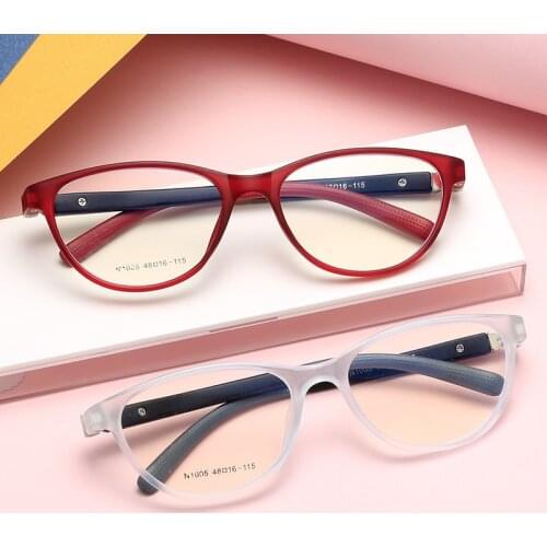 Seemfly Vintage Oval Baby Glasses Frame Boys Girls Computer Protective Optical Eyeglasses Fashion Children’s spectcle Frames