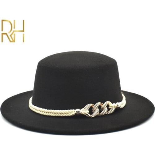 Winter Autumn Imitation Woolen Women Men Ladies Fedoras Top Jazz Hat European American Round Caps Bowler Hats Feminino Gorra