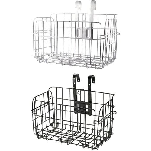 Bike Basket From/Rear Bike Rear Rack Basket Bike From Rack Basket Bicycle Wire Basket Bicycle Accessories with Install hardware