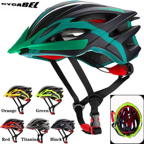 CYCABEL Ultralight Racing Cycling Helmet Integrally-molded MTB Bicycle Helmet Men Outdoor Sports Mountain Bike Road Bike Helmet