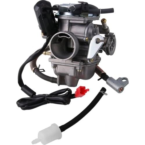Motorcycle Alloy 24mm Intake Carburetor Carb for GY6 125 150CC 4 Stroke Engine Scooters ATV