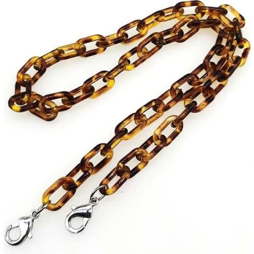 Bohemian Acrylic Sunglasses Chain Necklace Women Leopard Womens Reading Glasses Hanging Neck Glasses Chain Eyeglasses Strap