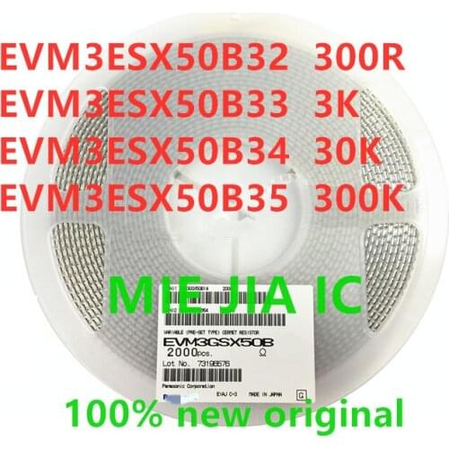 500PCS EVM3ESX50B32 300R EVM3ESX50B33 3K EVM3ESX50B34 30K EVM3ESX50B35 300K 100% new original