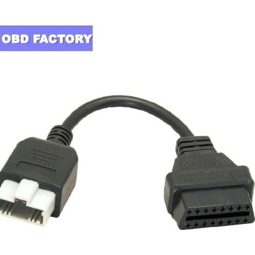 OBD Adapter For Honda 5Pin OBD1 to OBD2 16Pin Female Diagnostic Connector For Honda 5 Pin OBD II Extension Cable Free shipping