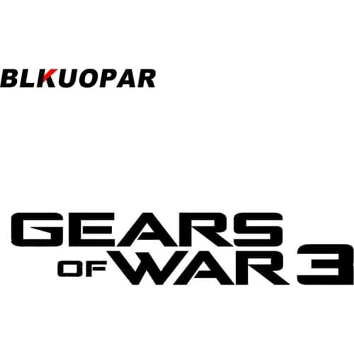 BLKUOPAR for Gears Of War Die Cut Car Stickers Vinyl Decals Windshield Waterproof Motorcycle Helmet Sunscreen Custom Printing