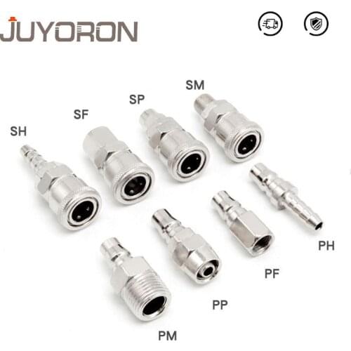 Pneumatic Fitting Quick Connector C Type High Pressure Coupling PP20 SP20 PF20 SF20 PH20 SH20 PM20 SM20 Air Compressor Connector