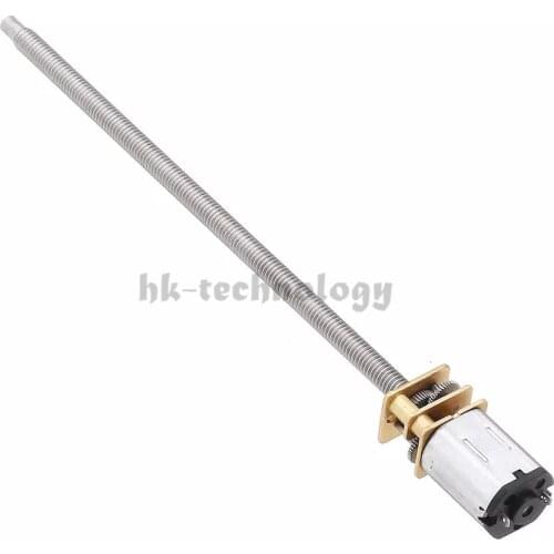 DC 3V 6V 12V GA12-N20-M4*100 30 60 100 150 200 300 400RPM Micro Speed Gear Motor Reduction Gear Motors With Metal Gearbox Wheel