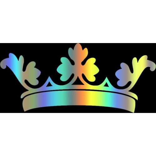 S51664# Various Sizes/Colors Car Stickers Vinyl Decal Crown Motorcycle Decorative Accessories Creative