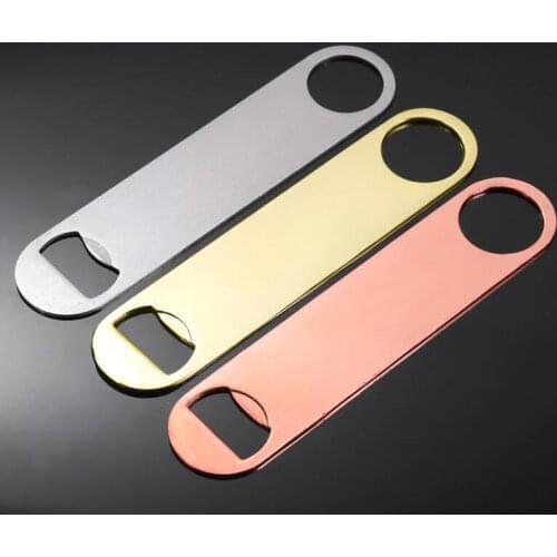 Home kitchen bar tool all-steel fancy bottle opener Straight American style beer bottle opener LX8406