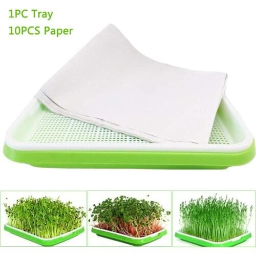 Double-layer Seedling Tray Hydroponic Flower Basket Flower Plant Soil-Free Nursery Pots Sprout Paper Planting Sprout