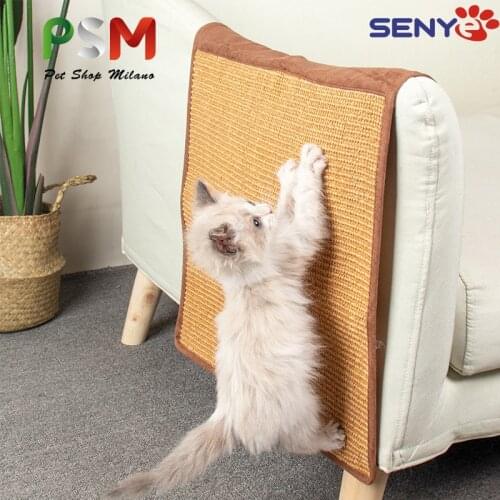Cat Scratcher Sisal Leather Wearable Anti-scratch Sofa Protection Pad Two-color Sofa Claw Sharpener Cat Supplies