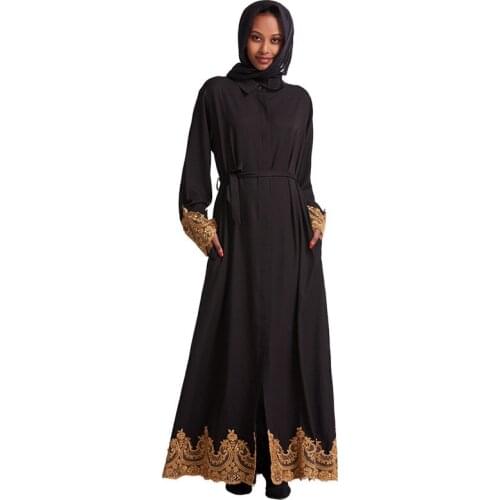 Embroidery Muslim Dress Turkish African Maxi Dresses Islam Muslim Clothing Middle East Arab Ladies Long Robe New Africa Costume