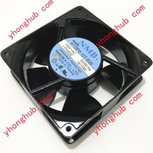 NMB-MAT 4715PS-10T-B30 B02 AC 100V 120x120x38mm Server Cooling Fan