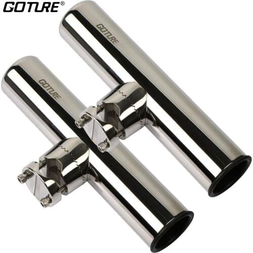 Goture Stand for Fishing Rod 304 Stainless Steel Boat Fishing Rod Holder 25.8oz Fishing Rod Holder Fishing Tackle Accessories