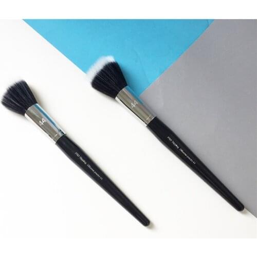 Pro Stippling Brush #44 - Duo-fiber Stippling Powder Liquid Cream Foundation Blush brushes - Beauty Makeup Blender Tool