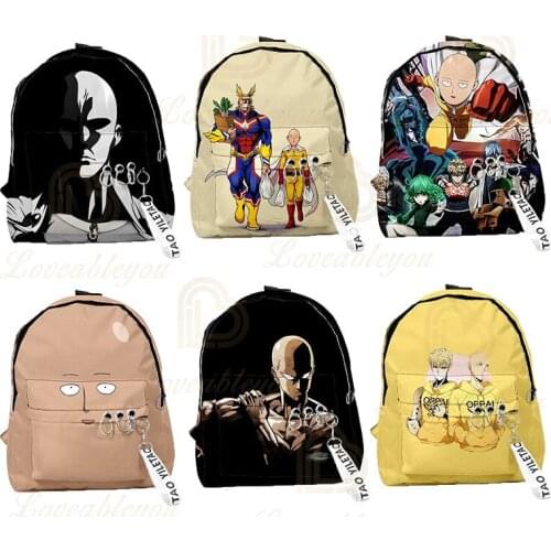 ONE PUNCH-MAN 3D Print Backpack OPPAI Japanese Anime School Bag Backpack Backpack Pendant Travel Unisex HarajukuShoulder Bag