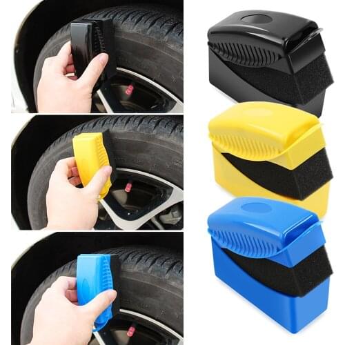 Car Wheel Polishing Waxing Sponge Brush Cleaning Brush For Subaru Forester XV mitsubishi asx outlander honda civic mazda 2