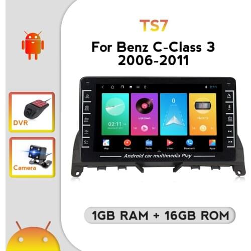 YELLOBERRY Android system 1+16G for Mercedes Benz C class 3 W204 S204 2006-2011 BT 1280 * 720 GPS multimedia player