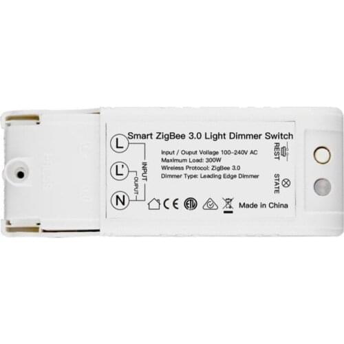 Smart ZigBee3.0 Light Dimmer Switch Smart Home Modification Remote Voice Control Smart Light Dimmer AC100-240V