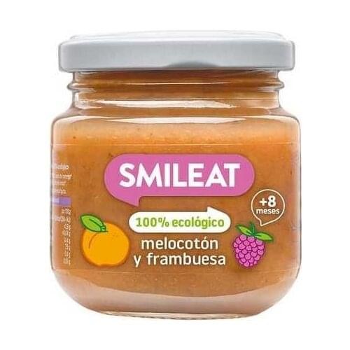 SMILEAT MELOCOTON Y FRAMBUESA +8 130G