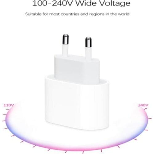 20pcs 18W PD USB Type C Charger Adapter For iPhone 11 Pro Xr X Xs Max Fast Charging EU US Plug Travel Charger for iphone 11