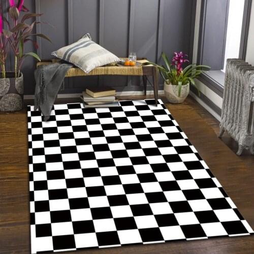 3D Living Room Sofa Area Rug Dizzy Lattice Bedroom Carpets Dining Room Entrance Kitchen Bathroom Carpet Mat