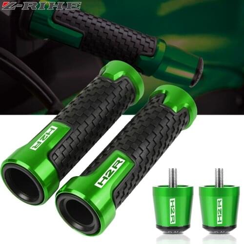 Motorcycle Aluminum Accessories 7/8'' 22MM Handlebar Balanced Plug Handle Bar Grips Ends Cap Cover FOR KAWASAKI H2 H2R 2015-2016