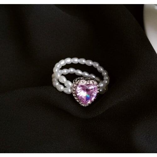 Bing Tu Rings With Crystals