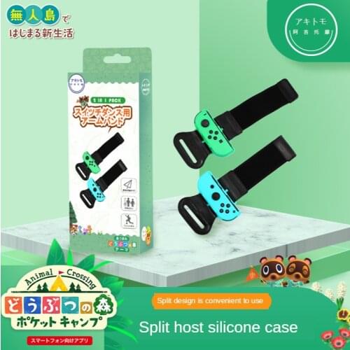 For Nintendo Switch Dancing Band for Animal Crossing Just Dance Colorful Choice Joy-con Holder Wristband