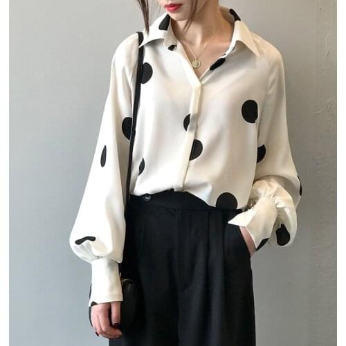 Блузки в горошек Faitesvous China At AliExpress