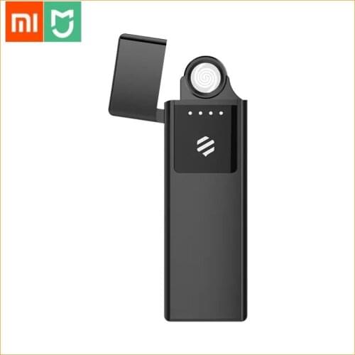 Youpin Beebest Metal Electronic Cigarette Lighter USB Rechargeable Touch Screen Windproof Cigarette Gadgets Men Secure No Fire