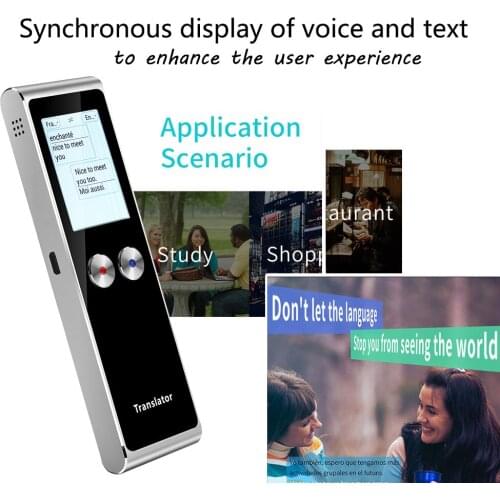 T8S Multifunction Smart Translator Offline In Real Time Smart Voice Translator Portable Voice Translator 51 Language Translator