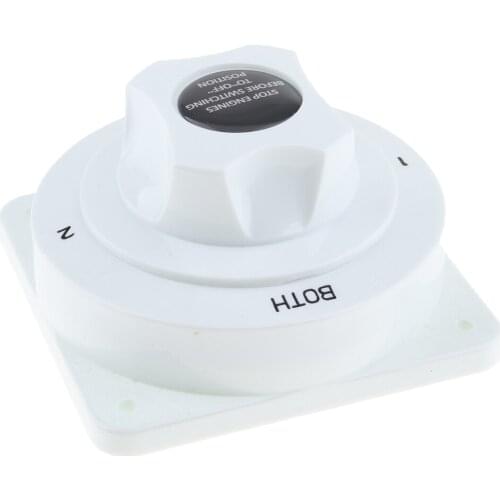 Marine Industrial 175 Amp Dual Battery Selector Switch 4 Positions