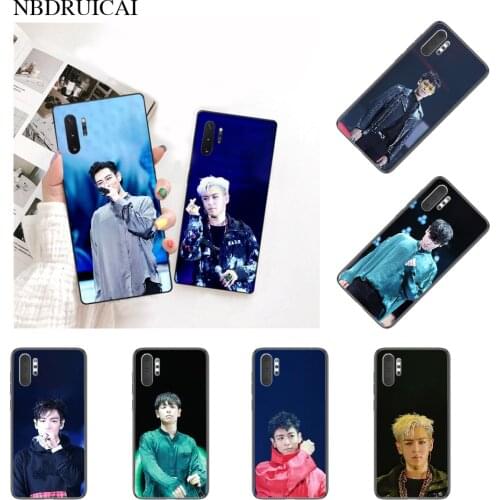 PENGHUWAN BigBang T.O Black TPU Soft Phone Case Cover for Samsung Note 3 4 5 7 8 9 10 pro M10 20 30