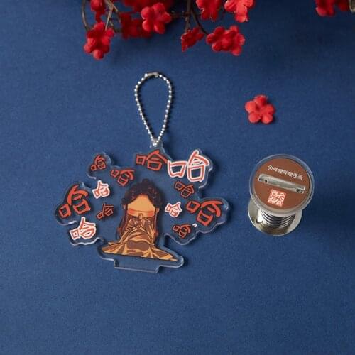 Anime Tian Guan Ci Fu XieLian HuaCheng Cosplay Desk Display Stands Sorcery Fight Shaking Swing Spring Toy Fun Creative Cos Gifts