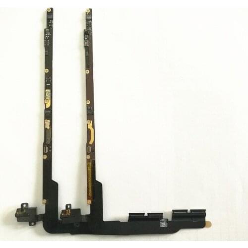 New Volume Headphone Audio Headset Jack + PCB Board Flex Cable For iPad 3 4 3rd 4th Wifi Version 3G Version