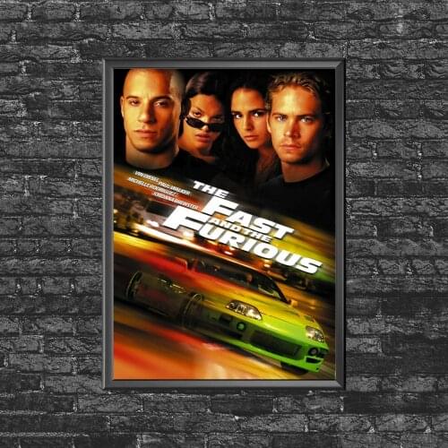 The Fast And The Furious Alt Movie Poster Canvas Art Print Wall Painting Home Decoration (No Frame)