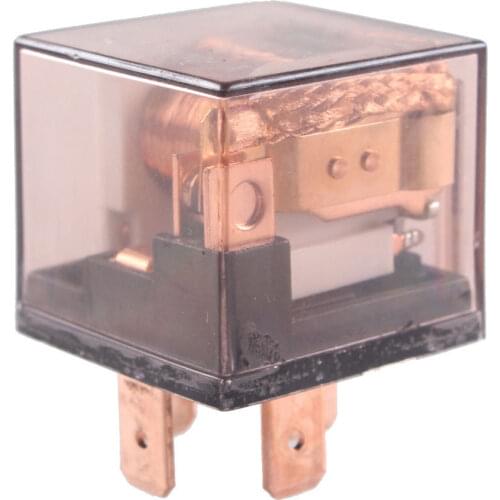 EE support 5 X Car Truck Auto 12V 80A 80 AMP SPST Relay Relays 4 Pin 4P & Socket 4 Wire