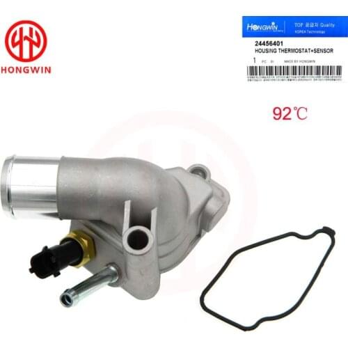 Coolant Thermostat & Housing 24456401 6338005 6338017 For Opel Vauxhall Astra Meriva Tigra Vectra Corsa 1.8 16V