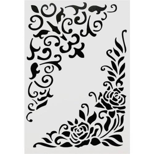 A4 Size DIY Painting Art Stencil Templat For Wall Painting Scrapbooking Stamping Photo Album Decor