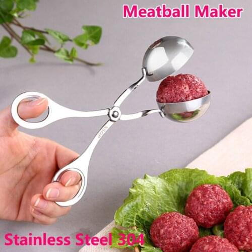 High quality Meatball Maker Stainless Steel 304 Stuffed Meatball Clip Fish Meat Rice Ball Maker Meatball Maker Mold