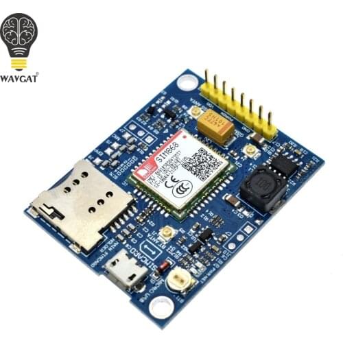 WAVGAT SIM868 GSM GPRS GPS BT CELLULAR MODULE MINI SIM868 board SIM868 breakout board,instead of SIM808