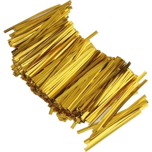 Twist Ties Wire for Cake Pops Sealing Cello Bags Gifts Pack Lollipop Dessert Accessories Fastener Sealing Christmas