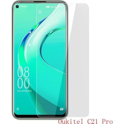 For Oukitel C21 Pro HD Vidrio Screen Protector Tempered Glass for Oukitel C21Pro Clear UltraThin Scratch Proof Protective Film