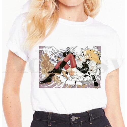 Short Sleeve Female Tops Tees Harajuku VintageT Shirts Death Note Shinigami Ryuk Yagami L Misa Amane Womens T-shirt