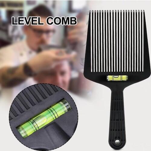 1Pc Flat Top Guide Comb Level Flat Topper Straight Hair Cut Barbers Salon Combs Professional Hair Comb Hair Styling Tools