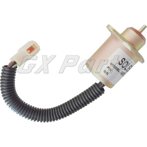 16616-60010 16616-60013 17594-60014 Fuel Solenoid for Kubota B21 B2100D B2100E B2100HSD B1700E B1700HSD F3060 B2400HSE