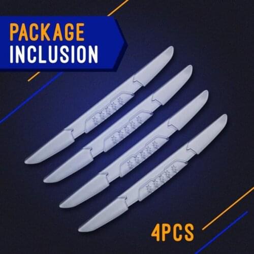 4Pcs Set Car Anti-collision Strip Car Door Edge Guard Scratch Protector Anti-collision Strip Stickers Trim Clear