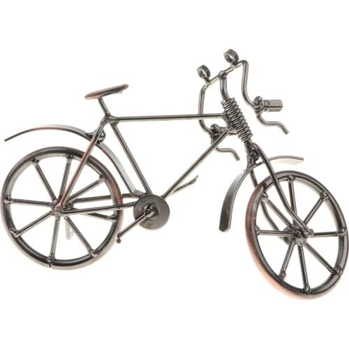 7 Inch Vintage Model Metal Bike Toy Gift Handicraft Home Ornament